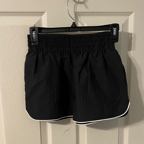 BDG Urban outfitters Black Athletic Shorts with White Trim - Picture 2 of 5
